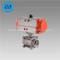 Pneumatski aktuator 3PC kuglasti ventil s navojem