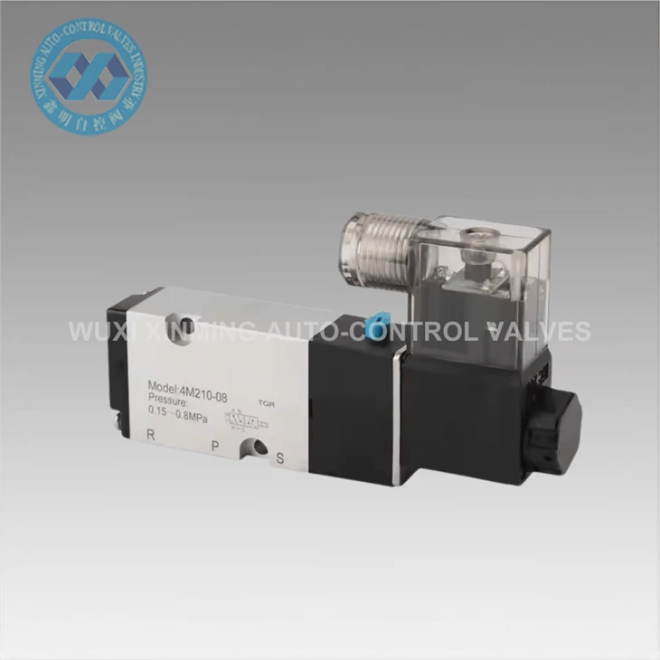 2- način 5- Port Pneumatski solenoidni ventil visokog pritiska (0-10 MPA)