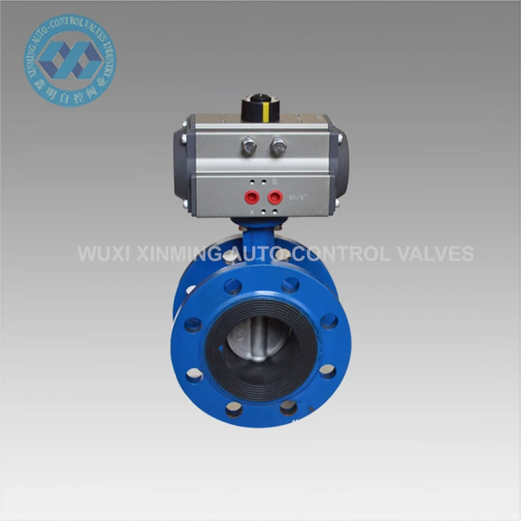 316 Stainless Steel Pneumatic Butterfly Valve
