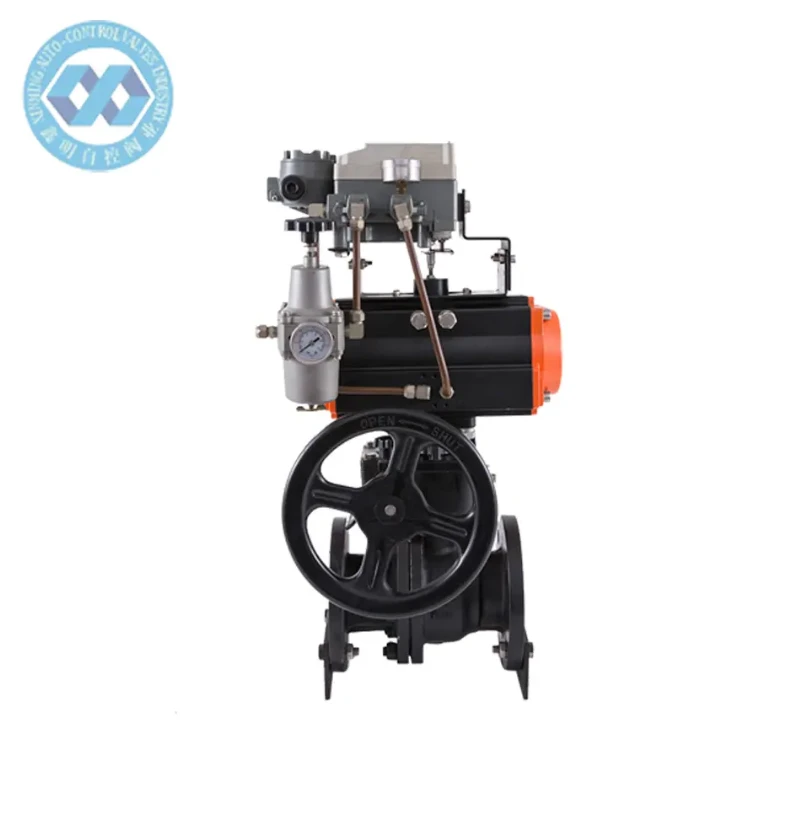 China Flow Control Valve With Neles Ne724 Ne726 Valve Positioner