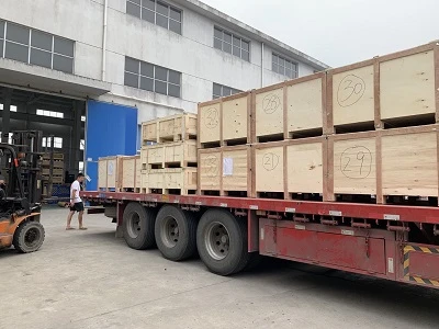 Pošiljka pneumatskog leptir ventila poslana u Južnu Koreju