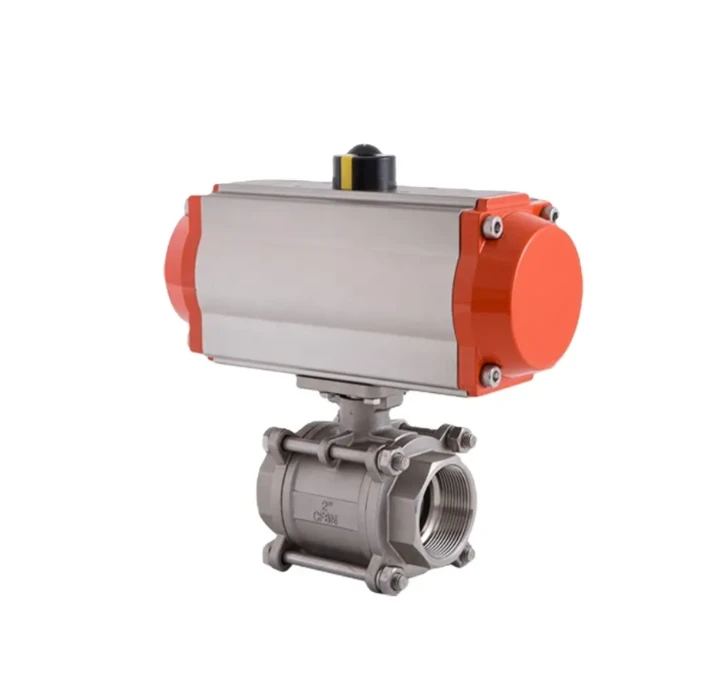 NPT Thread Pneumatski aktivirani kuglični ventil|CE/ATEX certificiran