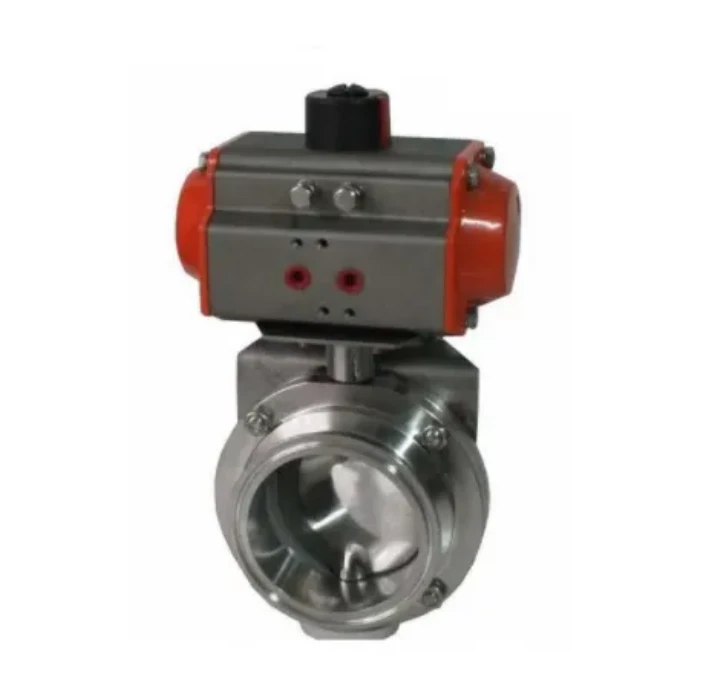 Pneumatic Sanitary Butterfly Valve