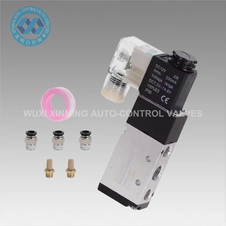 Pneumatic Solenoid Valve 5 Way 2-position Control Air 12V 24V 220V