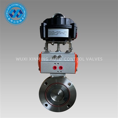 Vakuumski leptir ventil pneumatskog aktuatora