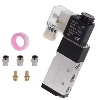Pneumatski solenoidni ventil 5 puta 2- Kontrolni zrak 12V 24V