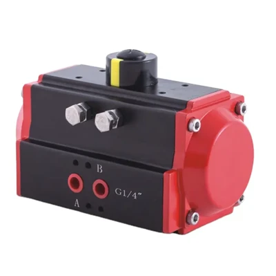 Single Acting Pneumatic Rotary Actuators Factory SIL3 CE ATEX
